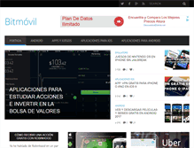 Tablet Screenshot of bitmovil.com